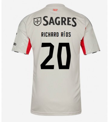 Benfica Richard Rios #20 Replica Away Stadium Shirt 2025-26 Short Sleeve